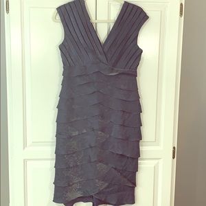 Blue Shimmer Cocktail Dress